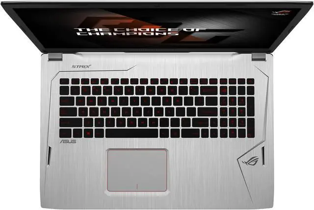 Alt view image 6 of 11 - ASUS ROG GL702VS-DS74 17.3" Intel Core i7 7th Gen 7700HQ (2.80 GHz) NVIDIA GeForce GTX 1070 VR Ready 16 GB Memory 512 GB SSD 1 TB HDD Windows 10 Home 64-Bit Gaming Laptop