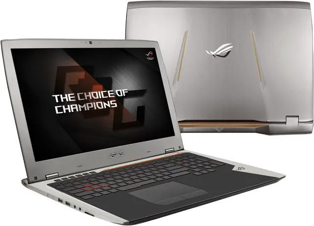 Alt view image 10 of 10 - ASUS ROG G701VI-XS72K 17.3" Intel Core i7 7th Gen 7820HK (2.90 GHz) NVIDIA GeForce GTX 1080 VR Ready 32 GB Memory 512 GB SSD Windows 10 Pro 64-Bit Gaming Laptop