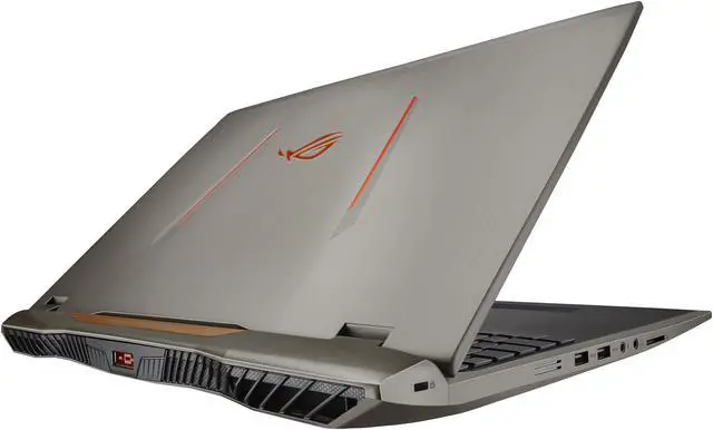Alt view image 7 of 10 - ASUS ROG - 17.3" GeForce GTX 1080 - Intel Core i7-7820HK  - 64GB Memory - 1 TB SSD - Windows 10 Pro 64-Bit - Gaming Laptop - (G701VI-XS78K )