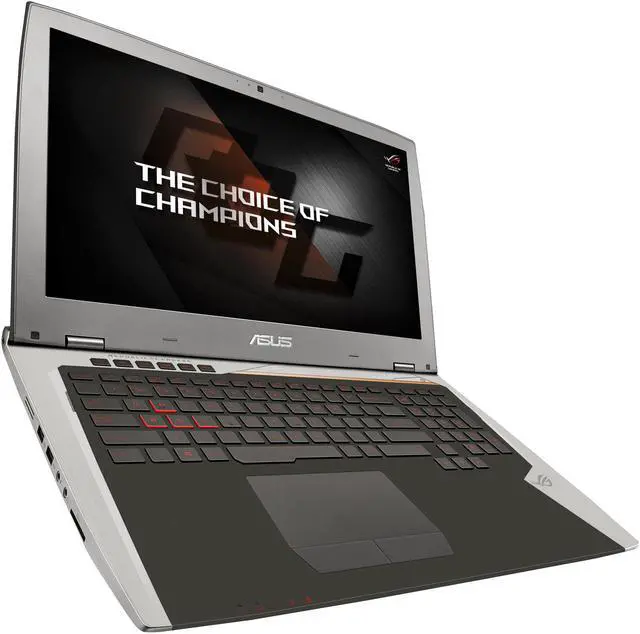 Alt view image 6 of 10 - ASUS ROG - 17.3" GeForce GTX 1080 - Intel Core i7-7820HK  - 64GB Memory - 1 TB SSD - Windows 10 Pro 64-Bit - Gaming Laptop - (G701VI-XS78K )