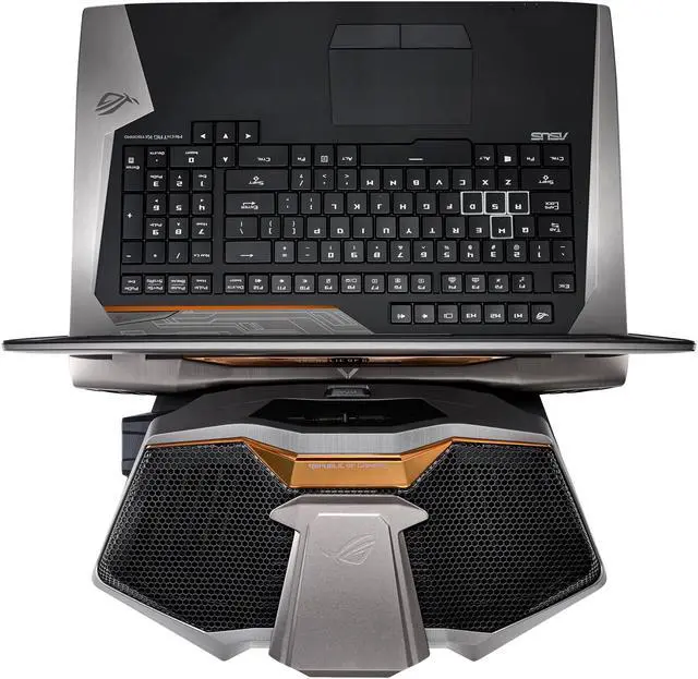 Alt view image 19 of 20 - ASUS ROG GX800VH-XS79K 18.4" 4K/UHD Quad Core Intel Core i7 7th Gen 7820HK NVIDIA GeForce GTX 1080 SLI 64 GB Memory 1.5 TB SSD Windows 10 Pro 64-Bit Gaming Laptop with Liquid Cooling Dock