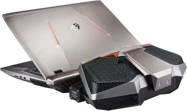 Alt view image 17 of 20 - ASUS ROG GX800VH-XS79K 18.4" 4K/UHD Quad Core Intel Core i7 7th Gen 7820HK NVIDIA GeForce GTX 1080 SLI 64 GB Memory 1.5 TB SSD Windows 10 Pro 64-Bit Gaming Laptop with Liquid Cooling Dock