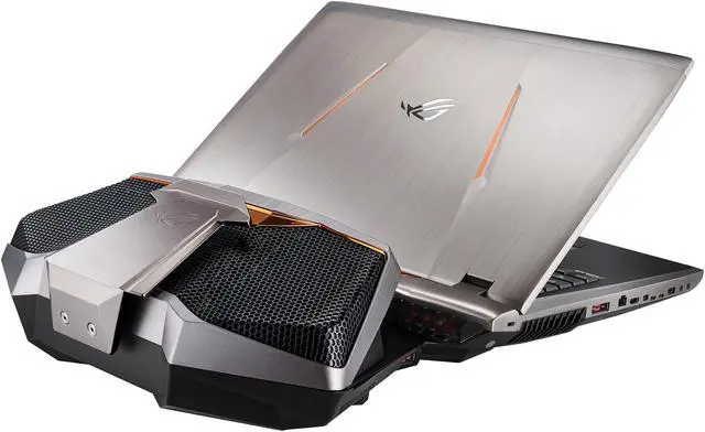 Alt view image 16 of 20 - ASUS ROG GX800VH-XS79K 18.4" 4K/UHD Quad Core Intel Core i7 7th Gen 7820HK NVIDIA GeForce GTX 1080 SLI 64 GB Memory 1.5 TB SSD Windows 10 Pro 64-Bit Gaming Laptop with Liquid Cooling Dock