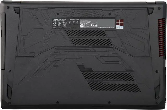 Alt view image 8 of 8 - ASUS 15.6" ZX53VW-AH58 Quad Core Intel i5-6300HQ (2.30 GHz) NVIDIA GeForce GTX 960M 8 GB Memory 512 GB SSD Windows 10 Home 64-Bit Gaming Laptop