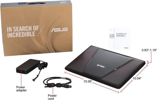 Alt view image 9 of 8 - ASUS 15.6" ZX53VW-AH58 Quad Core Intel i5-6300HQ (2.30 GHz) NVIDIA GeForce GTX 960M 8 GB Memory 512 GB SSD Windows 10 Home 64-Bit Gaming Laptop