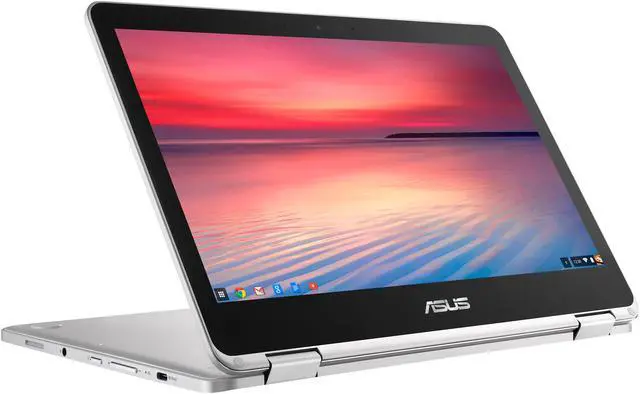 Alt view image 12 of 16 - ASUS C302 Chromebook Flip C302CA-DHM4 12.5-inch FHD Touchscreen Convertible Chromebook Intel Core m3, 4 GB RAM, 64 GB Flash Storage, All-Metal Body, USB Type C, Corning Gorilla Glass, Chrome OS
