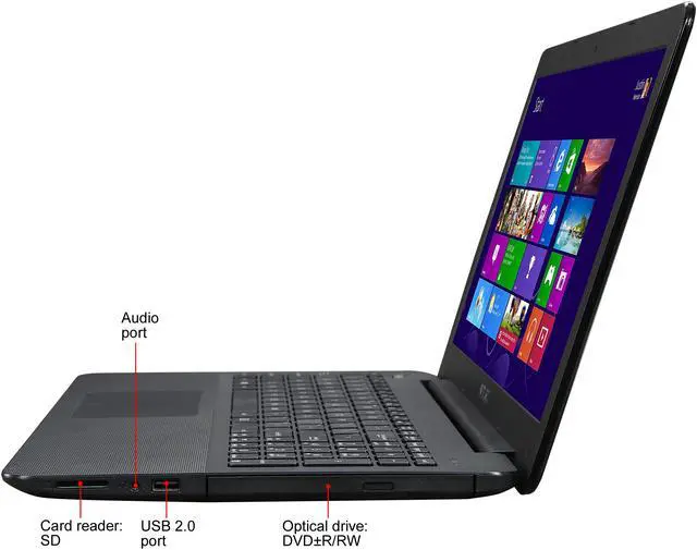 Alt view image 2 of 8 - ASUS Laptop Intel Core i5-5200U 8GB Memory 500GB HDD Intel HD Graphics 5500 15.6" Non-Touch Screen Windows 8.1 64-Bit F554L