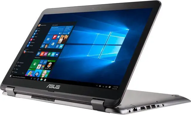 Main image of ASUS VivoBook Flip Signature Edition TP501UQ-UB71T Intel Core i7 6th Gen 6500U (2.50 GHz) 12 GB Memory 1 TB HDD NVIDIA GeForce 940MX 15.6" Touchscreen 1920 x 1080 2-in-1 Laptop Windows 10 Home 64-Bit