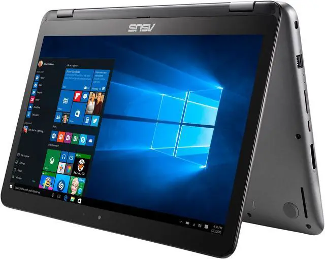 Alt view image 3 of 10 - ASUS VivoBook Flip Signature Edition TP501UQ-UB71T Intel Core i7 6th Gen 6500U (2.50 GHz) 12 GB Memory 1 TB HDD NVIDIA GeForce 940MX 15.6" Touchscreen 1920 x 1080 2-in-1 Laptop Windows 10 Home 64-Bit