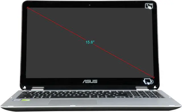 Alt view image 8 of 10 - ASUS VivoBook Flip Signature Edition TP501UQ-UB71T Intel Core i7 6th Gen 6500U (2.50 GHz) 12 GB Memory 1 TB HDD NVIDIA GeForce 940MX 15.6" Touchscreen 1920 x 1080 2-in-1 Laptop Windows 10 Home 64-Bit