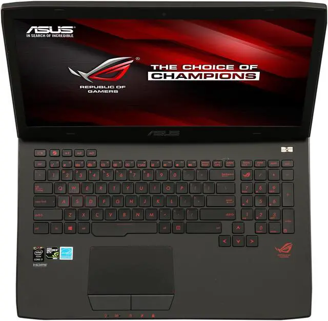 Alt view image 6 of 8 - ASUS ROG - 17.3" NVIDIA GeForce GTX 980M - Intel Core i7-4720HQ  - 16GB Memory - 128 GB SSD - Windows 10 Home 64-Bit - Gaming Laptops - IPS (G751JY-WH71(WX) )