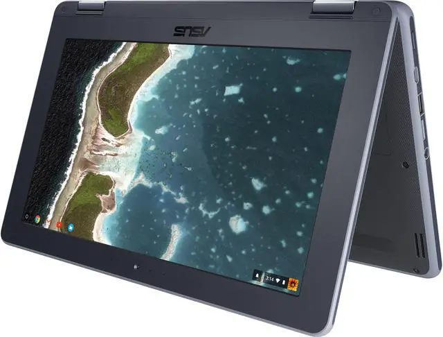 Main image of ASUS Chromebook Flip C213SA-YS02 Chromebook Intel Celeron N3350 (1.1 GHz) 4 GB Memory 32 GB eMMC 11.6" Touchscreen Chrome OS
