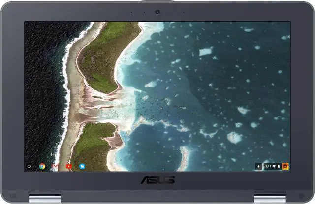 Alt view image 3 of 11 - ASUS Chromebook Flip C213SA-YS02 Chromebook Intel Celeron N3350 (1.1 GHz) 4 GB Memory 32 GB eMMC 11.6" Touchscreen Chrome OS