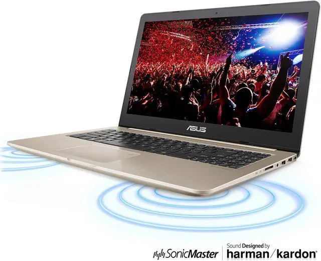 Alt view image 14 of 15 - ASUS VivoBook M580VD-EB76 15.6" Intel Core i7 7th Gen 7700HQ (2.80 GHz) NVIDIA GeForce GTX 1050 16 GB DDR4 Memory 256 GB SSD 1 TB HDD Windows 10 Home 64-Bit Gaming Laptop