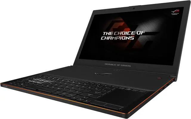 Alt view image 4 of 20 - ASUS ROG Zephyrus GX501VI-XS74 15.6" Full-HD 120 Hz Ultra-portable Intel Core i7 7th Gen 7700HQ 2.8 GHz GeForce GTX 1080 VR Ready 8 GB GDDR5X 512 GB PCIe SSD 16 GB DDR4 Memory Windows 10 Pro Gaming Laptop