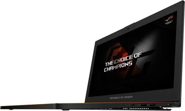 Alt view image 6 of 20 - ASUS ROG Zephyrus GX501VI-XS74 15.6" Full-HD 120 Hz Ultra-portable Intel Core i7 7th Gen 7700HQ 2.8 GHz GeForce GTX 1080 VR Ready 8 GB GDDR5X 512 GB PCIe SSD 16 GB DDR4 Memory Windows 10 Pro Gaming Laptop