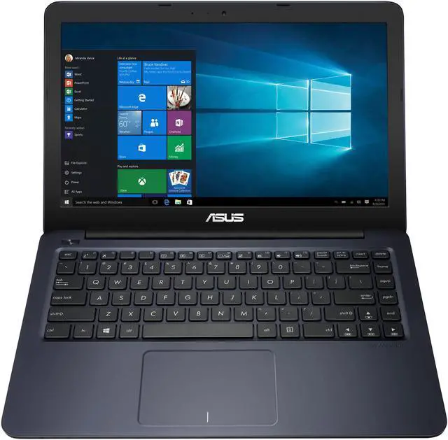 Alt view image 2 of 5 - ASUS VivoBook F402BA-EB91 14" Thin and Light Laptop, Dual-Core AMD A9 Processor, Radeon R5 Graphics, 8 GB DDR3 RAM, 1 TB 5400 RPM HDD, USB Type-C, Windows 10