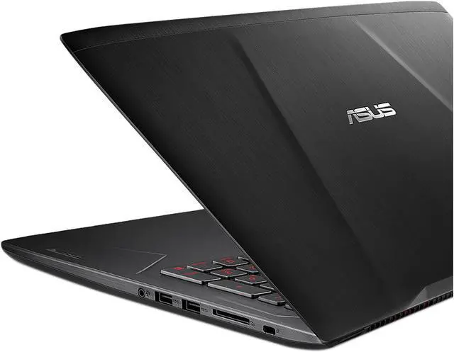 Alt view image 9 of 13 - ASUS FX502VD-NB76 15.6" FHD Gaming Laptop, 7th-Gen Core i7-7700HQ 2.8 GHz, NVIDIA GeForce GTX 1050 4 GB, 16 GB DDR4 RAM, 256 GB M.2 SSD + 1 TB 5400 RPM HDD, Dual Band 802.11ac Wi-Fi, Backlit Keyboard. -- ONLY @ NEWEGG