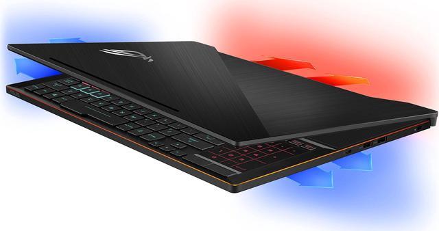 Alt view image 15 of 17 - ASUS ROG Zephyrus GX501VS-XS71 15.6" Full-HD 120 Hz Ultra-portable Gaming Laptop, GeForce GTX 1070, Max-Q Design, VR Ready i7-7700HQ, 256 GB PCIe SSD, 16 GB DDR4, Windows 10 Pro 64-Bit