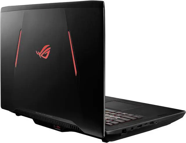 Alt view image 5 of 13 - ASUS ROG GL702VI-WB74 17.3" FHD 120 Hz Intel Core i7-7700HQ 2.80 GHz GeForce GTX 1080 8 GB VRAM 16 GB DDR4 Memory 256 GB PCIe SSD 1 TB HDD Windows 10 Home 64-Bit RBG 4-zone Keyboard Gaming Laptop