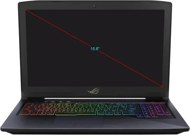 Alt view image 14 of 16 - ASUS ROG Strix Hero Edition GL503VM-DB74 15.6" 120 Hz IPS GTX 1060 Intel Core i7 7th Gen 7700HQ (2.80 GHz) 16 GB Memory 256 GB SSD 1 TB SSHD Windows 10 Home 64-Bit Gaming Laptop