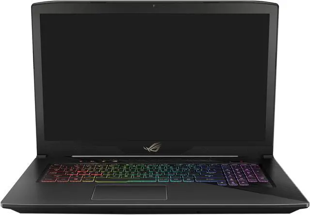 Alt view image 8 of 12 - ASUS ROG STRIX GL703VD-DB74 17.3" 1920 x 1080 Gaming Laptop, GTX 1050 4 GB, Intel Core i7-7700HQ 2.80 GHz, 16 GB DDR4, 256 GB SSD + 1 TB HDD, RGB Keyboard, Windows 10 Home