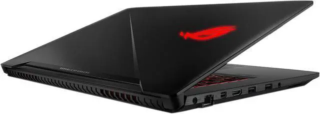Alt view image 11 of 12 - ASUS ROG STRIX GL703VD-DB74 17.3" 1920 x 1080 Gaming Laptop, GTX 1050 4 GB, Intel Core i7-7700HQ 2.80 GHz, 16 GB DDR4, 256 GB SSD + 1 TB HDD, RGB Keyboard, Windows 10 Home