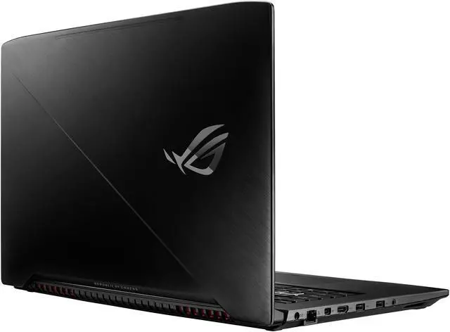 Alt view image 5 of 12 - ASUS ROG STRIX GL703VD-DB74 17.3" 1920 x 1080 Gaming Laptop, GTX 1050 4 GB, Intel Core i7-7700HQ 2.80 GHz, 16 GB DDR4, 256 GB SSD + 1 TB HDD, RGB Keyboard, Windows 10 Home