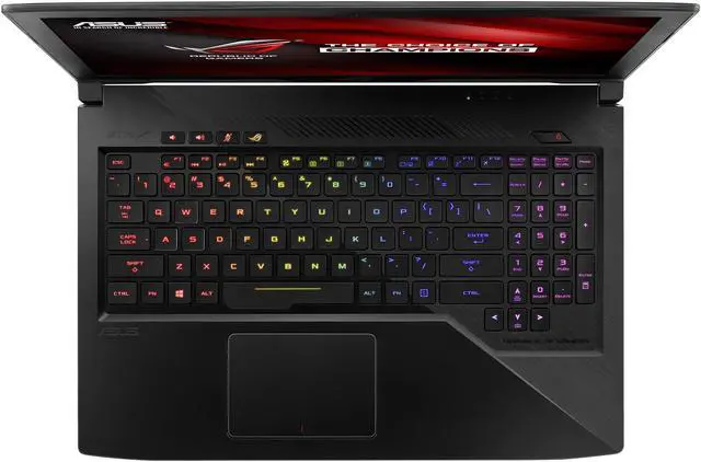 Alt view image 3 of 12 - ASUS ROG GL503VD-DB71 15.6" Intel Core i7 7th Gen 7700HQ (2.80 GHz) NVIDIA GeForce GTX 1050 16 GB Memory 1 TB SSHD (8 GB SSD Cache) Windows 10 Home 64-Bit Gaming Laptop