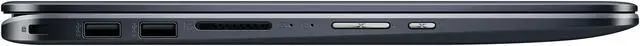 Alt view image 4 of 9 - ASUS VivoBook Flip 14 TP410UA-DB51T Includes ASUS Pen, 14" with Fingerprint Reader 2-in-1 FHD Touchscreen Laptop, Intel Core i5-7200U 2.5 GHz (Turbo to 3.1 GHz) Processor, 6 GB DDR4, 1 TB 5400 RPM HDD