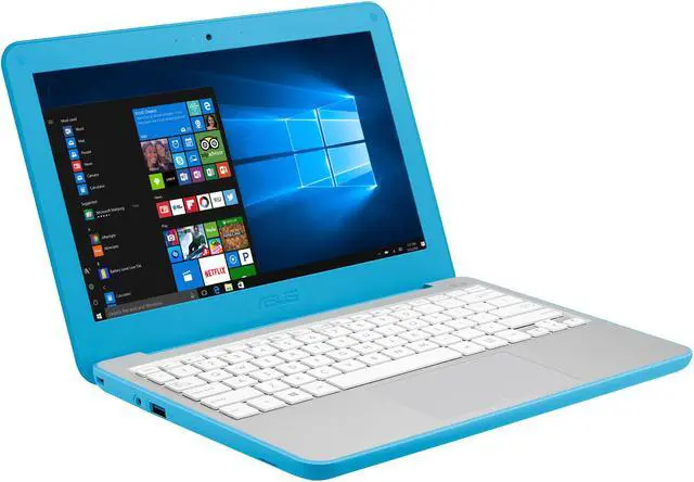 Alt view image 2 of 9 - ASUS VivoBook W202NA-DH02 Rugged 11.6" Windows 10 Home Laptop, Intel Apollo Lake Dual-Core Celeron Processor 2.4 GHz, 4 GB Ram, 64 GB eMMC, Spill Proof Keyboard, USB 3.0, HDMI, Webcam, 2.60 lbs.