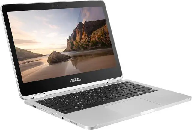 Alt view image 3 of 18 - ASUS Chromebook Flip C302CA-DH54 12.5-inch Touchscreen Convertible Chromebook Intel Core m5, 4 GB RAM, 64 GB Flash Storage, All-Metal Body, USB Type C, Corning Gorilla Glass, Chrome OS