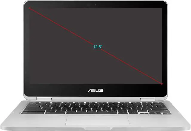 Alt view image 17 of 18 - ASUS Chromebook Flip C302CA-DH54 12.5-inch Touchscreen Convertible Chromebook Intel Core m5, 4 GB RAM, 64 GB Flash Storage, All-Metal Body, USB Type C, Corning Gorilla Glass, Chrome OS