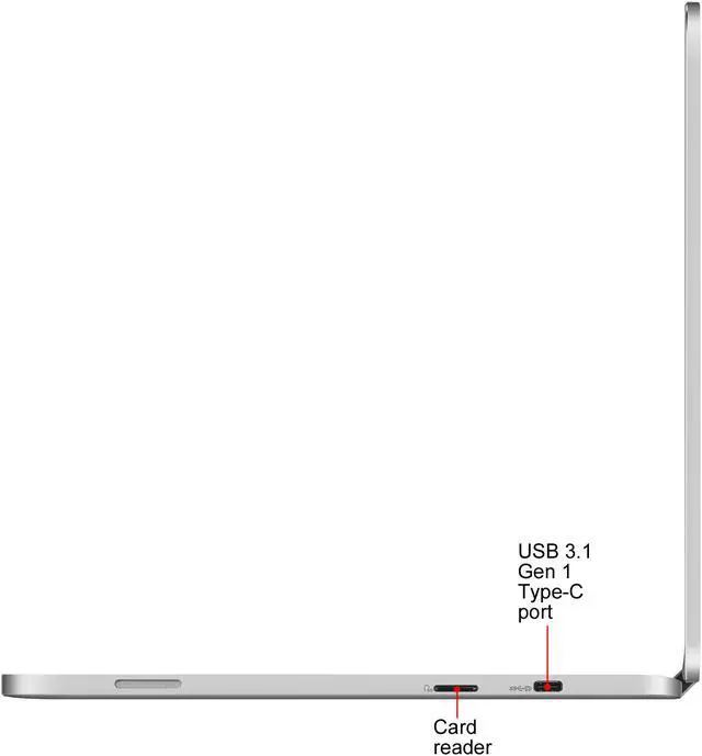 Alt view image 18 of 18 - ASUS Chromebook Flip C302CA-DH54 12.5-inch Touchscreen Convertible Chromebook Intel Core m5, 4 GB RAM, 64 GB Flash Storage, All-Metal Body, USB Type C, Corning Gorilla Glass, Chrome OS