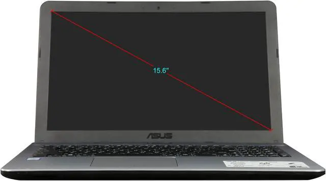 Alt view image 5 of 8 - ASUS Laptop VivoBook Intel Core i5-7200U 8 GB DDR4 Memory 1TB HDD Intel HD Graphics 620 15.6" Non-Touch Screen Windows 10 Home 64-Bit X541UA-DH51