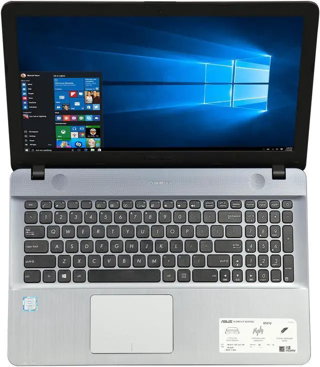 Alt view image 6 of 8 - ASUS Laptop VivoBook Intel Core i5-7200U 8 GB DDR4 Memory 1TB HDD Intel HD Graphics 620 15.6" Non-Touch Screen Windows 10 Home 64-Bit X541UA-DH51