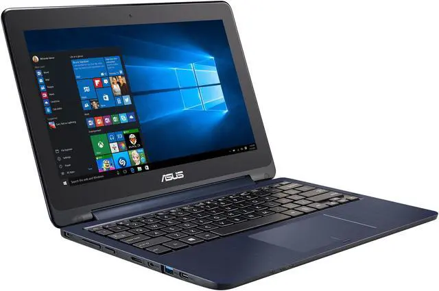 Alt view image 3 of 12 - ASUS Transformer Book TP200SA-DH01T-BL 11.6 inch display, Thin & Lightweight 2-in-1 Full HD Touchscreen Laptop, Intel Celeron 2.48 GHz Processor, 4GB RAM, 32GB eMMC Storage, Windows 10 Home, Dark Blue