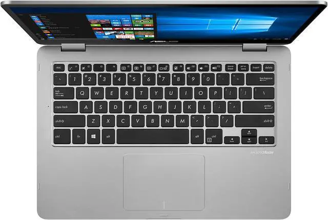 Alt view image 5 of 10 - ASUS VivoBook Flip 14 TP401CA-DHM6T 14" Thin and Lightweight 2-in-1 HD Touchscreen Laptop, Intel Core m3-7Y30 1.0 GHz Processor, 4 GB LPDDR3 RAM, 128 GB eMMC Storage, Windows 10 Home