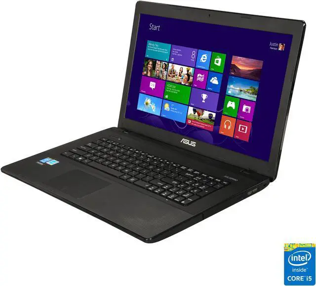 Main image of ASUS Laptop Intel Core i5-4210M 8GB Memory 500GB HDD Intel HD Graphics 4600 17.3" Non-Touch Screen Windows 8.1 P2710JA-XS51