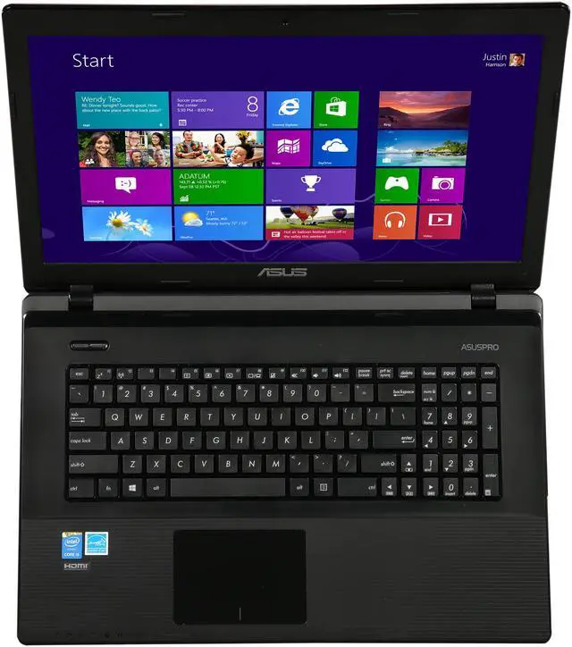Alt view image 7 of 8 - ASUS Laptop Intel Core i5-4210M 8GB Memory 500GB HDD Intel HD Graphics 4600 17.3" Non-Touch Screen Windows 8.1 P2710JA-XS51
