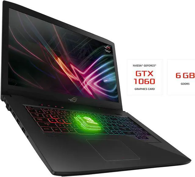 Alt view image 11 of 12 - ASUS GL703VM-NH74 17.3" Intel Core i7 7th Gen 7700HQ (2.80 GHz) NVIDIA GeForce GTX 1060 16 GB Memory 256 GB SSD 1 TB HDD Windows 10 Home 64-Bit Gaming Laptop -- ONLY @ NEWEGG