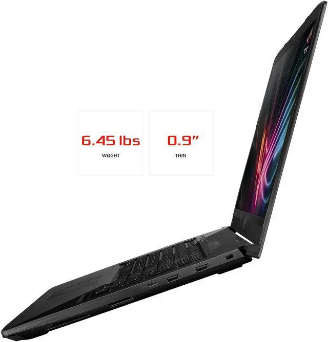 Alt view image 10 of 12 - ASUS GL703VM-NH74 17.3" Intel Core i7 7th Gen 7700HQ (2.80 GHz) NVIDIA GeForce GTX 1060 16 GB Memory 256 GB SSD 1 TB HDD Windows 10 Home 64-Bit Gaming Laptop -- ONLY @ NEWEGG