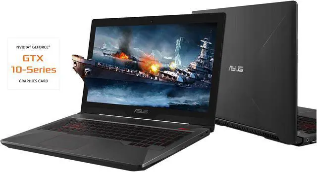 Alt view image 10 of 15 - ASUS FX503VD 15.6" FHD IPS Powerful Gaming Laptop, Intel Core i7 Quad-Core 7700HQ 2.8 GHz Processor, GeForce GTX 1050 4 GB, 256 GB SSD + 1 TB HDD, 16 GB DDR4, Windows 10 Home