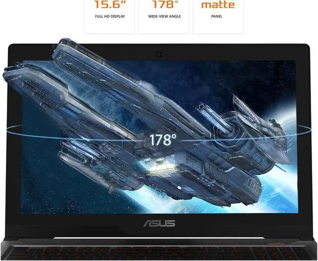 Alt view image 11 of 15 - ASUS FX503VD 15.6" FHD IPS Powerful Gaming Laptop, Intel Core i7 Quad-Core 7700HQ 2.8 GHz Processor, GeForce GTX 1050 4 GB, 256 GB SSD + 1 TB HDD, 16 GB DDR4, Windows 10 Home