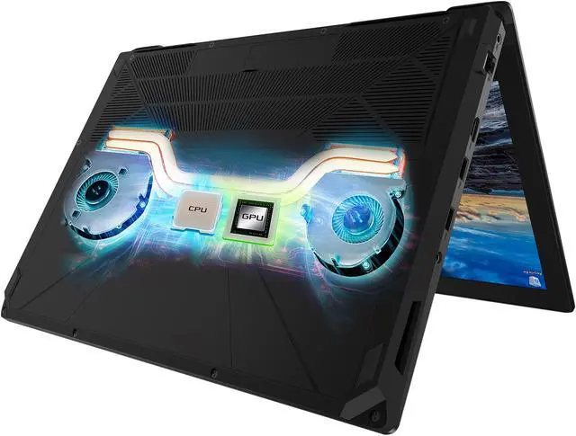 Alt view image 14 of 15 - ASUS FX503VD 15.6" FHD IPS Powerful Gaming Laptop, Intel Core i7 Quad-Core 7700HQ 2.8 GHz Processor, GeForce GTX 1050 4 GB, 256 GB SSD + 1 TB HDD, 16 GB DDR4, Windows 10 Home
