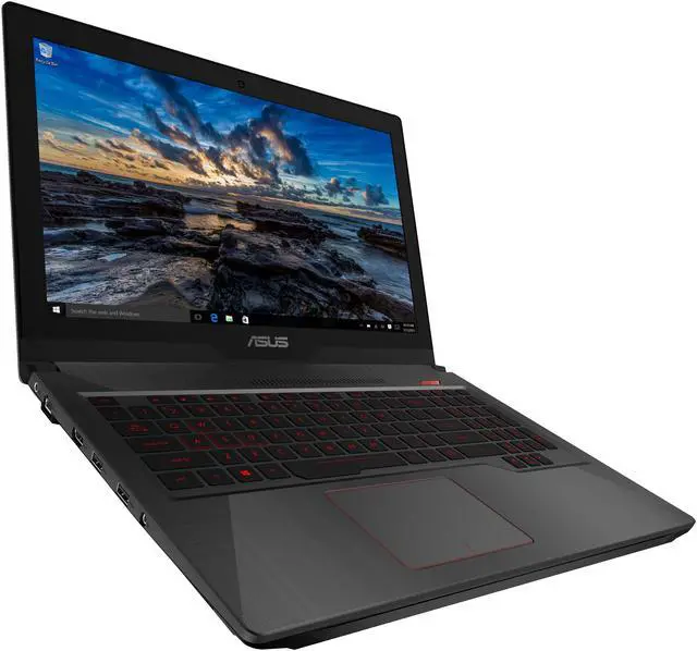 Alt view image 2 of 15 - ASUS FX503VD 15.6" FHD IPS Powerful Gaming Laptop, Intel Core i7 Quad-Core 7700HQ 2.8 GHz Processor, GeForce GTX 1050 4 GB, 256 GB SSD + 1 TB HDD, 16 GB DDR4, Windows 10 Home