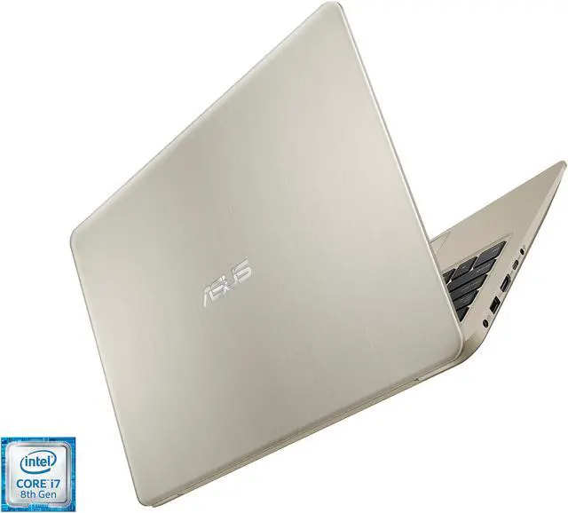 Alt view image 10 of 10 - ASUS VivoBook S S410UQ-NH74 14" Thin and Lightweight Full HD Laptop, Intel Core i7-8550U 1.8 GHz Quad-Core Processor, NVIDIA GeForce 940MX, 8 GB DDR4, 256 GB SSD, ASUS NanoEdge Bezel, Windows 10 Home, Backlit Keyboard