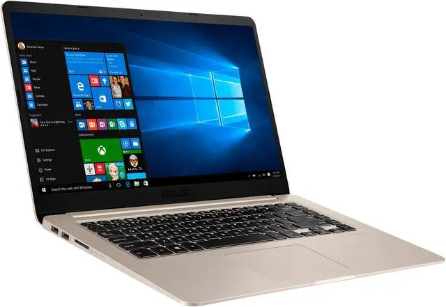 Alt view image 3 of 8 - ASUS VivoBook S510UN-EH76 15.6" Full HD Thin and Portable Laptop, Intel Core i7-8550U 1.8 GHz Processor, NVIDIA GeForce MX150 2 GB, 8 GB DDR4 RAM, 256 GB M.2 SSD + 1 TB HDD, Windows 10 Signature Edition, ASUS NanoEdge Display