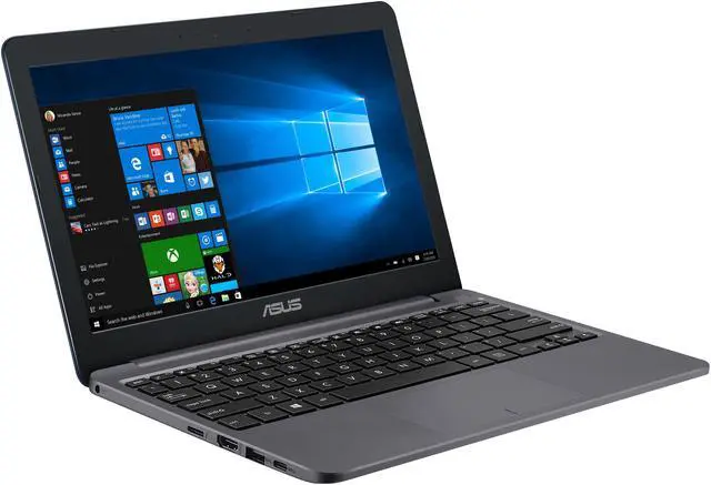 Alt view image 2 of 7 - ASUS Laptop Intel Celeron N3350 4GB Memory 64 GB eMMC SSD Intel HD Graphics 500 11.6" Non-Touch Screen Windows 10 in S mode E203NA-YS02