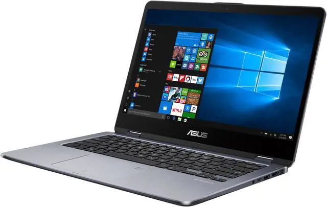 Alt view image 8 of 20 - ASUS VivoBook Flip 14 TP410UA-DS52T 14” Thin and Lightweight FHD 2-in-1 Laptop, Intel Core™ i5-8250U processor up to 3.4 GHz, 8GB DDR4 RAM, 1TB Hybrid HDD, Windows 10 Home, Stylus Included